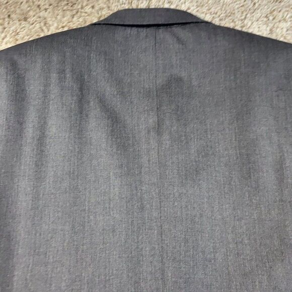 Banana Republic Blazer Mens 42R Gray Wool Tailored Fit Sport Coat - Picture 7 of 8